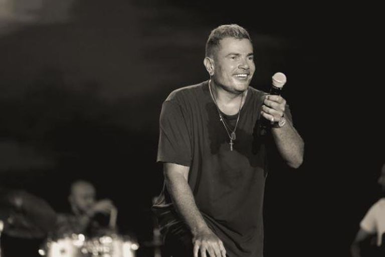 عمرو دياب من حفله في جدة