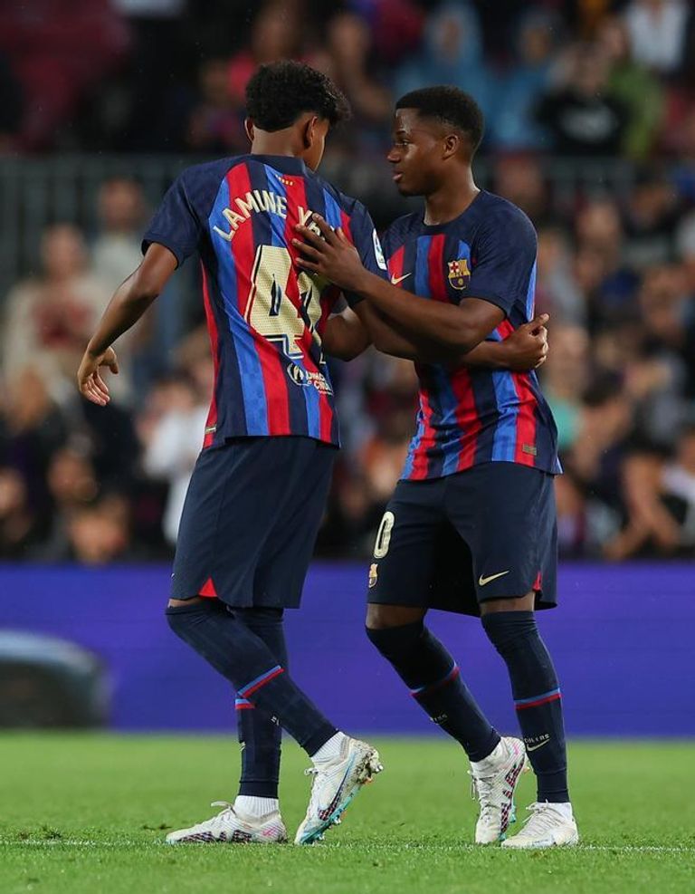 يامين لامال لامين يامال لاعب برشلونة