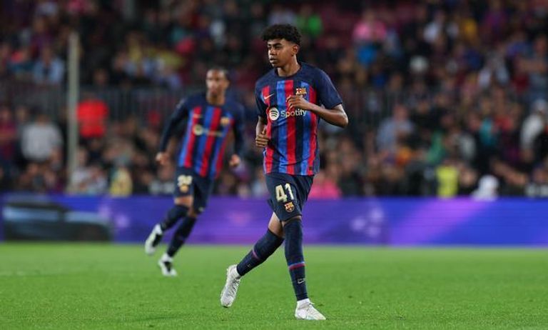 يامين لامال لامين يامال لاعب برشلونة