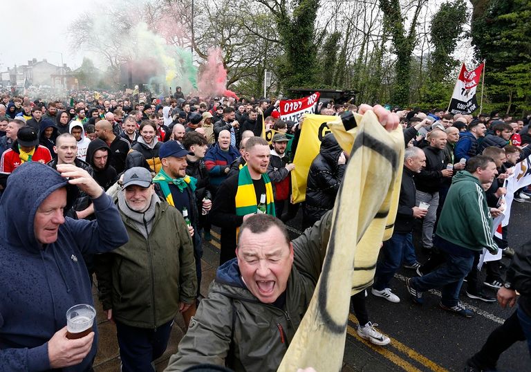 جماهير مانشستر يونايتد