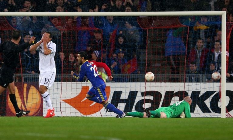 هدف محمد صلاح الأول في توتنهام