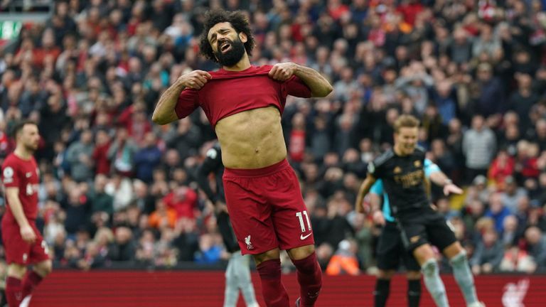 محمد صلاح يهدر ركلة جزاء ضد أرسنال ركلة جزاء محمد صلاح نجم ليفربول ضد توتنهام