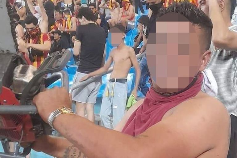 شغب مباراة الترجي وشبيبة القبائل