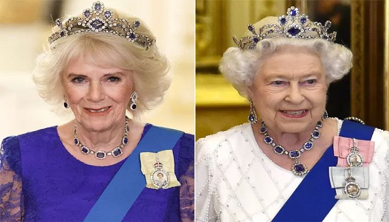 صورة لرداء كاميلا الذي سترتديه في مراسم التتويج