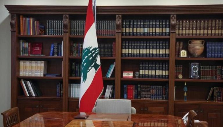 صورة تظهر مكتب الرئيس في قصر بعبدا - أرشيفية