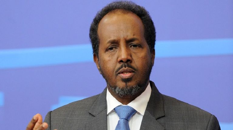 الرئيس الصومالي حسن شيخ محمود عناصر من الجيش الصومالي - أرشيفية