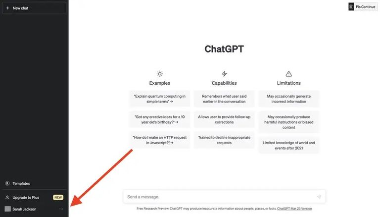 روبوت الدردشة ChatGPT
