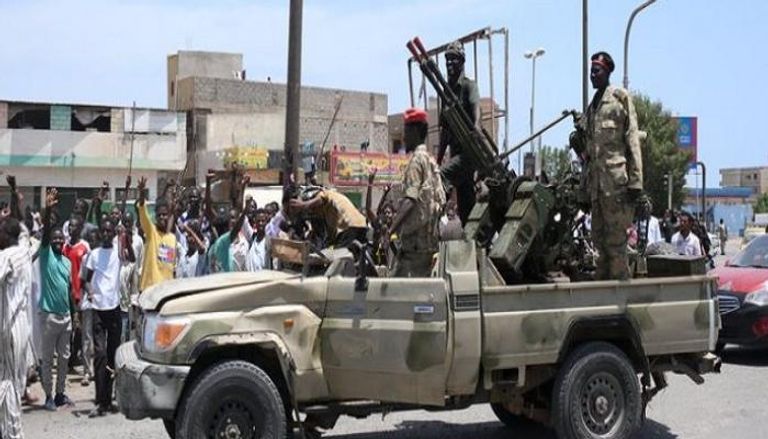 جانب من الحشد العسكري في السودان -أرشيفية