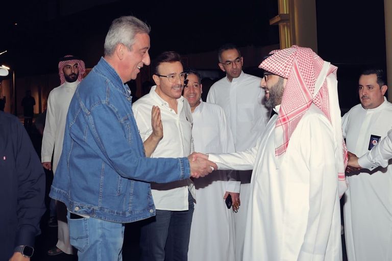 المستشار تركي آل الشيخ وصابر الرباعي