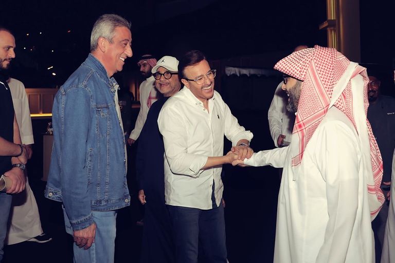 المستشار تركي آل الشيخ وصابر الرباعي