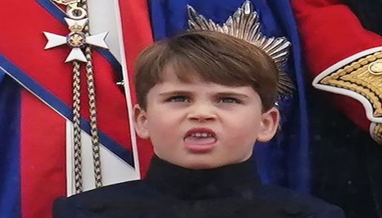 الأمير لويس يتثاءب أثناء المراسم