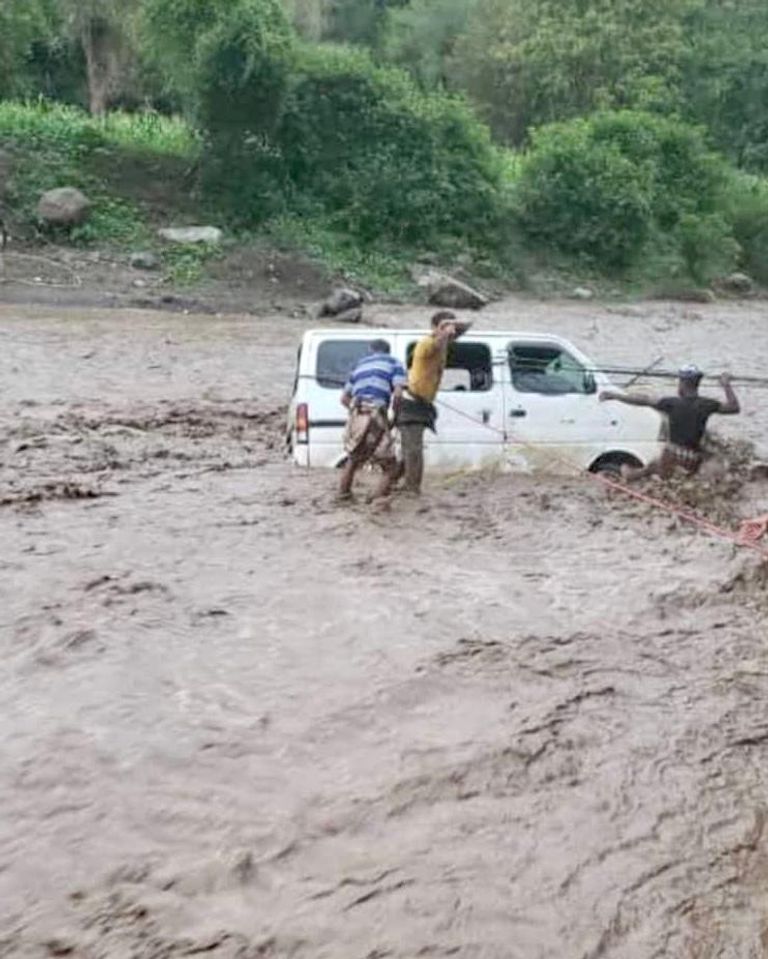 صورة لآثار الفيضانات