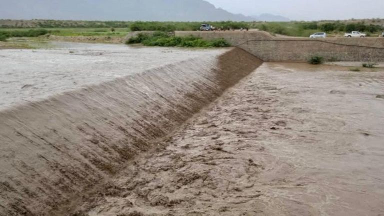 صورة لآثار الفيضانات