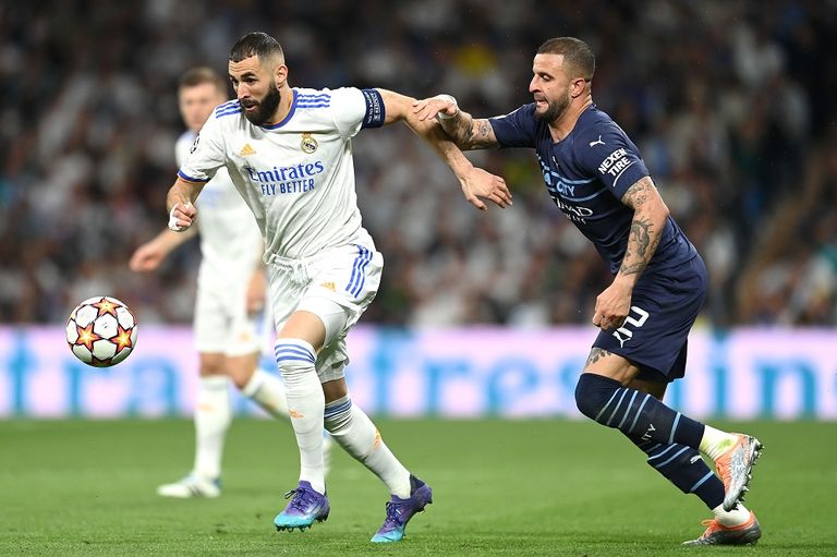 مباراة ريال مدريد ضد مانشستر سيتي - أرشيفية غوارديولا مدرب مانشستر سيتي وأنشيلوتي مدرب ريال مدريد