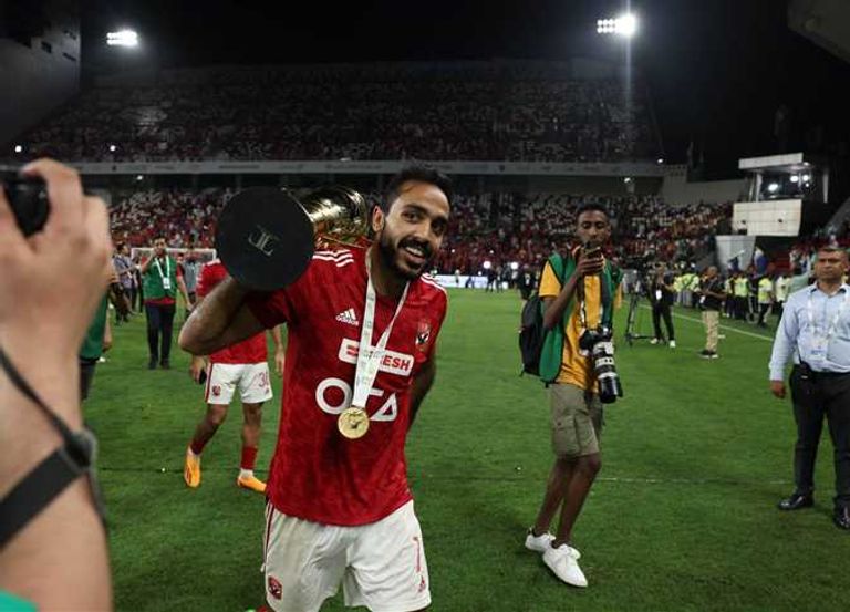 محمود كهربا لاعب الأهلي