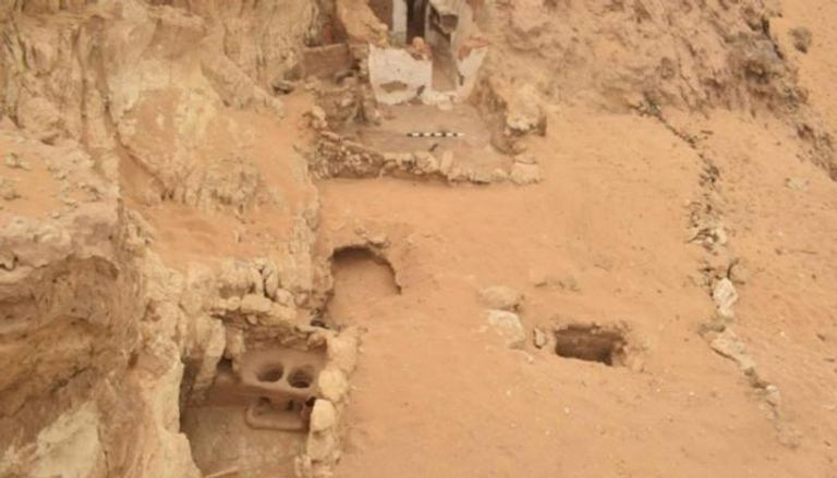 جانب من الكشف الأثري في أسيوط