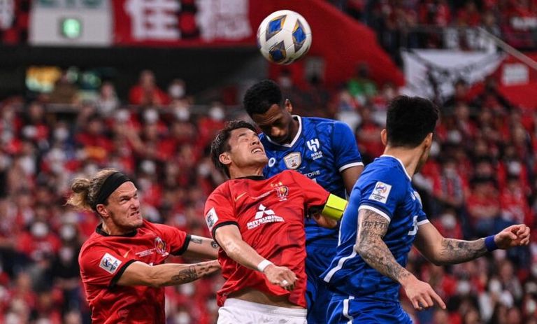 من مباراة الهلال وأوراوا في دوري أبطال آسيا