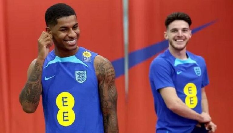 ديكلان رايس وماركوس راشفورد