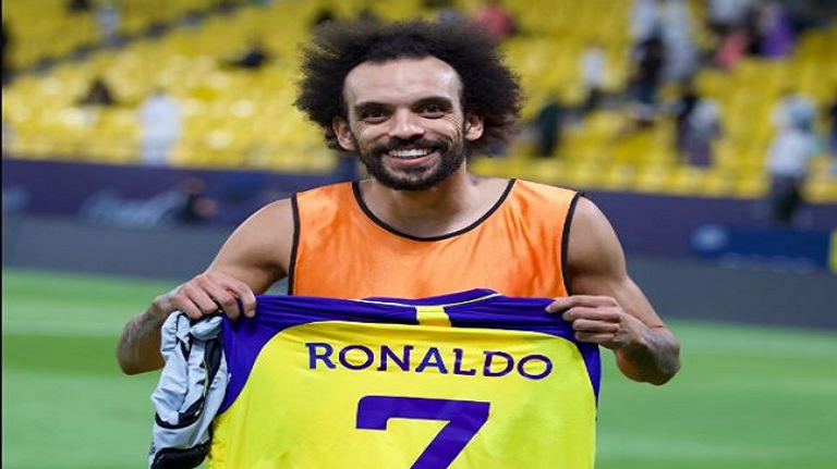 فابيو مارتينز مع كريستيانو رونالدو كريستيانو رونالدو نجم النصر السعودي