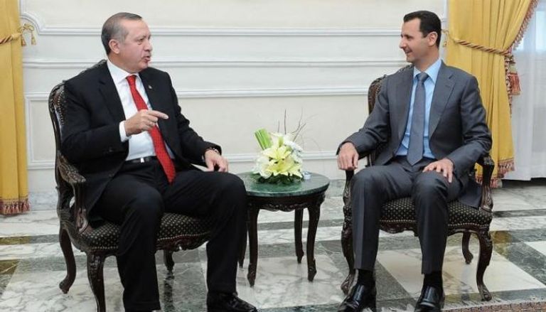 الأسد وأردوغان في لقاء سابق
