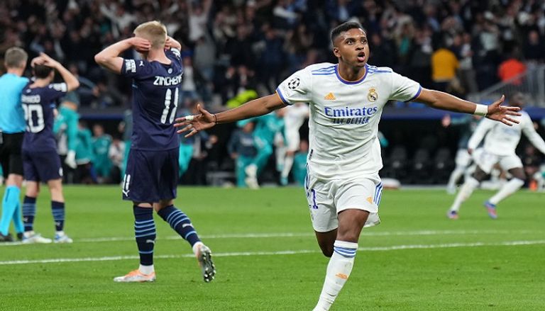 رودريغو نجم ريال مدريد ضد مانشستر سيتي رياض محرز نجم مانشستر سيتي ضد ريال مدريد