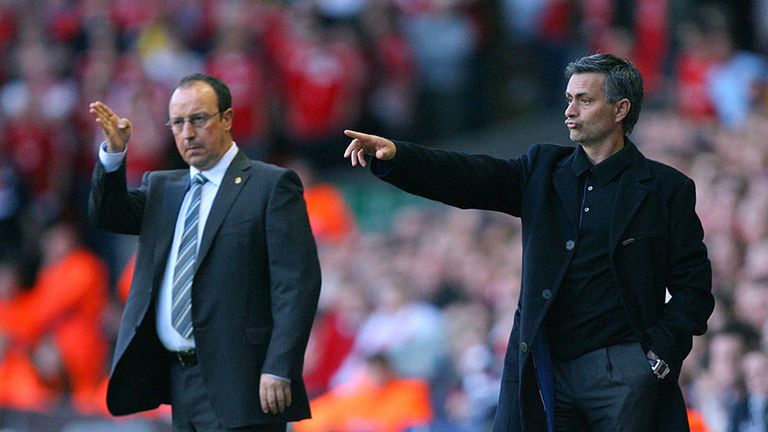 جوزيه مورينيو  جوزيه مورينيو وتشابي ألونسو