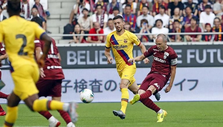 أندريس إنييستا ضد برشلونة