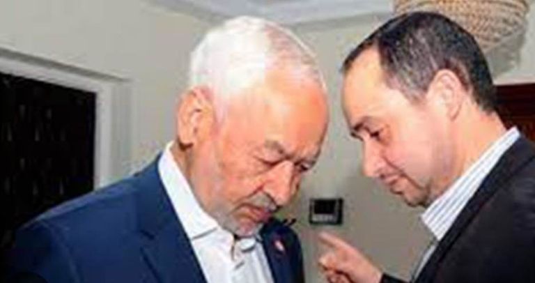 راشد الغنوشي مع زوجته واثنتين من بناته - أرشيفية