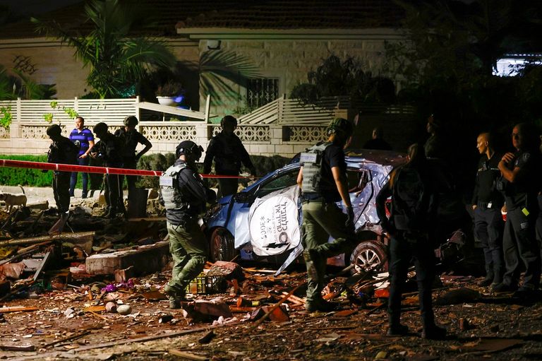 صواريخ من غزة متجهة نحو إسرائيل