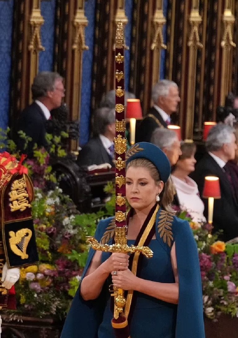 بيني موردونت خلال تتويج تشارلز