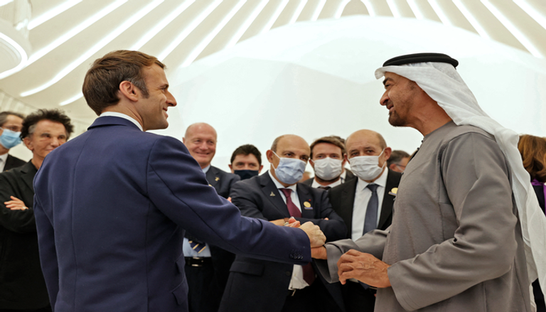 الشيخ محمد بن زايد آل نهيان مع الرئيس الفرنسي ماكرون الشيخ محمد بن زايد آل نهيان مع الرئيس الفرنسي ماكرون