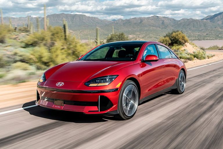 Hyundai Ioniq 6 طراز Porsche Taycan