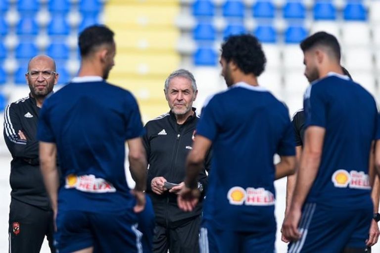 جانب من مباراة الترجي والأهلي