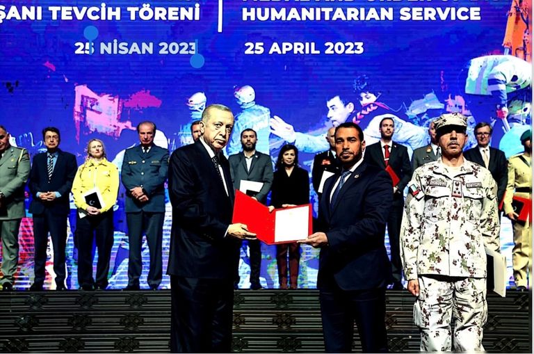 جانب من المساعدات الإماراتية- أرشيفية