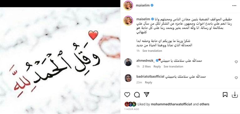 مي سليم - أرشيفية