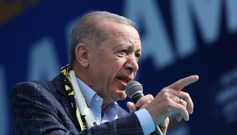 الرئيس التركي المنتهية ولايته رجب طيب أردوغان