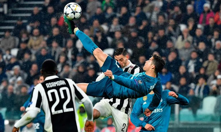 رونالدو يسجل هدفاً خيالياً في ملعب يوفنتوس كريستيانو رونالدو نجم ريال مدريد السابق