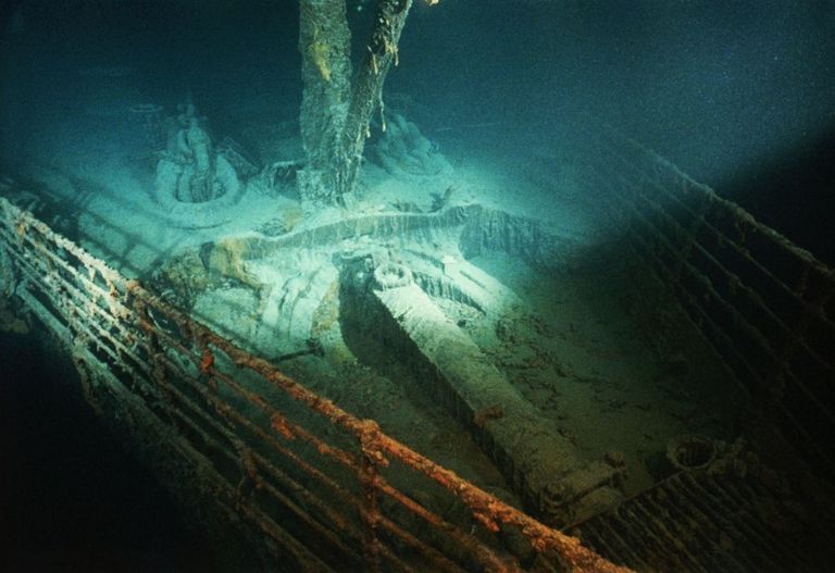 السفينة تايتنك الغارقة