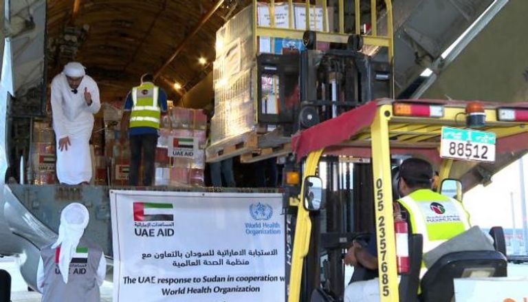 مساعدات إماراتية إلى السودان