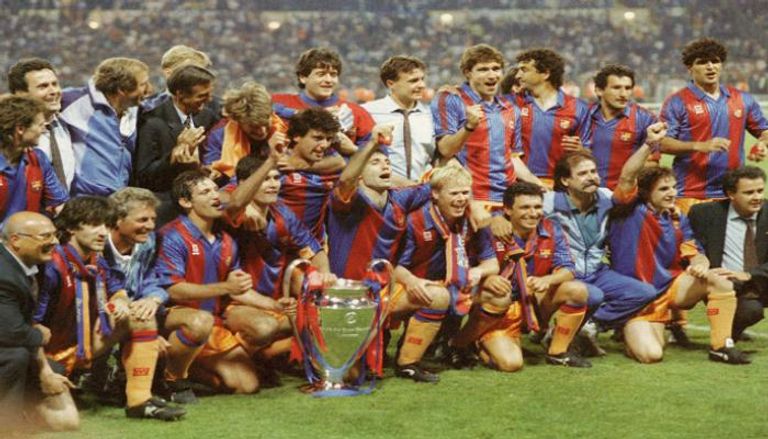 برشلونة بطل دوري أبطال أوروبا عام 1992