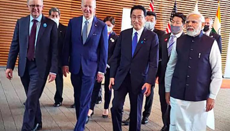 رئيس الوزراء الهندي مع بعض من قادة السبع الكبار فى اليابان