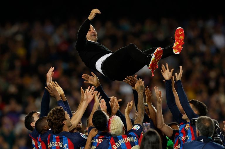 برشلونة بطل الدوري الإسباني 2022-2023 برشلونة بطل الدوري الإسباني 2022-2023