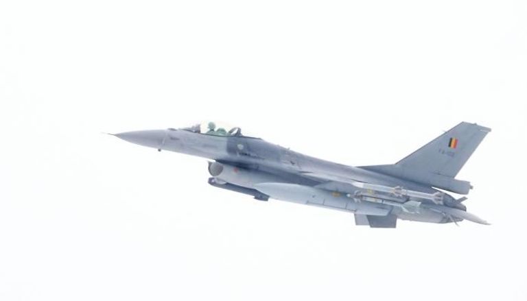 طائرة مقاتلة من طراز F-16 تابعة لسلاح الجو البلجيكي