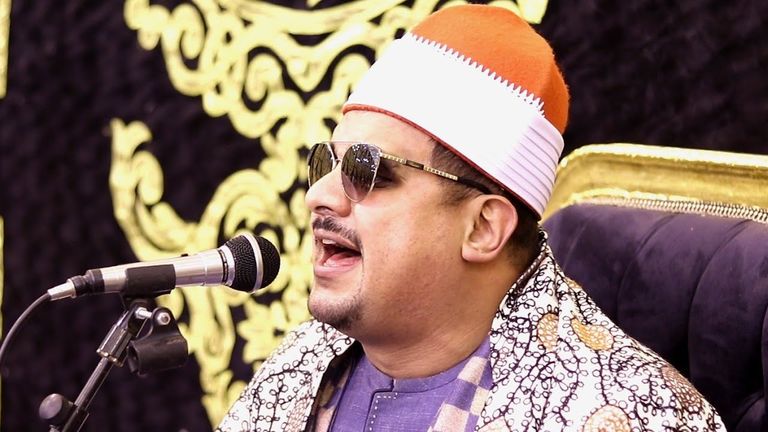 القارئ ممدوح عامر في حفل الزفاف