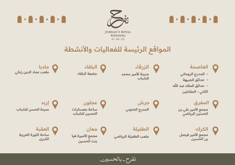 ولي العهد الأردني وخطيبته رجوة آل سيف