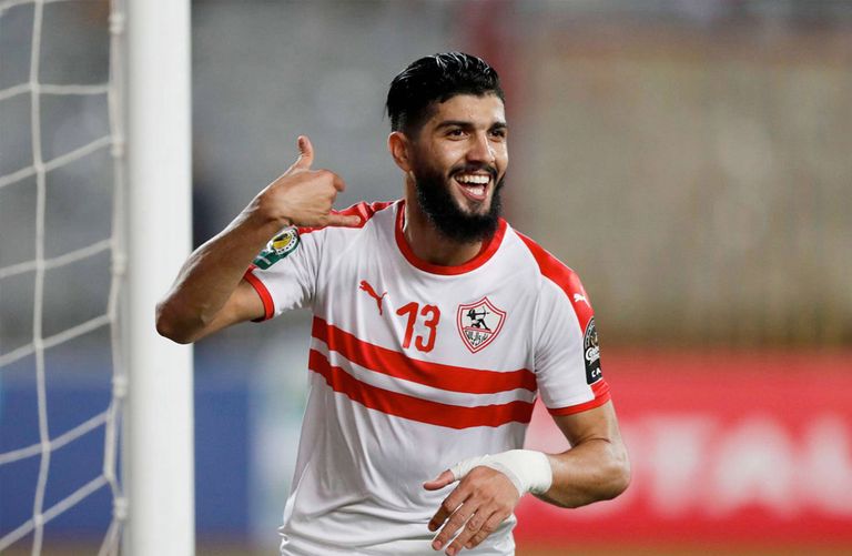 فرجاني ساسي بقميص الزمالك فرجاني ساسي لاعب وسط الدحيل القطري