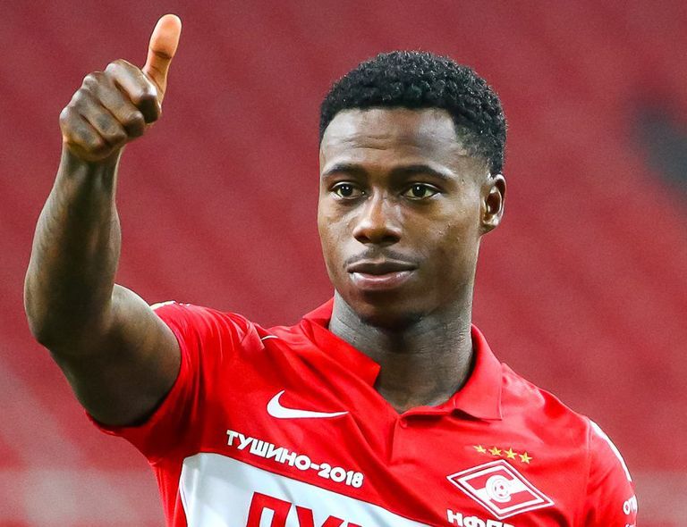 كوينسي بروميس محمد صلاح نجم ليفربول