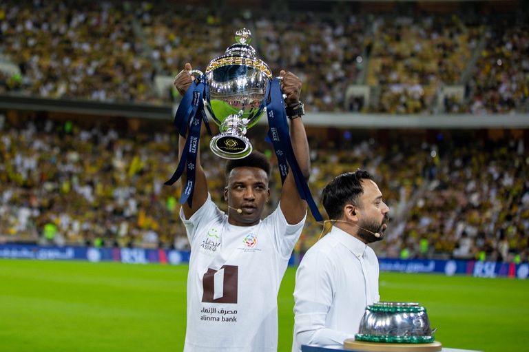 محمد نور أسطورة الاتحاد عبدالرزاق حمدالله مهاجم الاتحاد