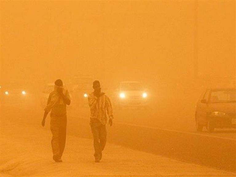 عاصفة ترابية تضرب مصر - أرشيفية