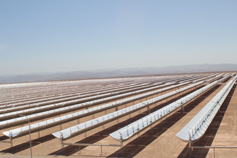 من مشاريع الطاقة المتجددة في المغرب أحد مشاريع إنتاج الطاقة الكخروضوئية من الطاقة الشمسية في المغرب